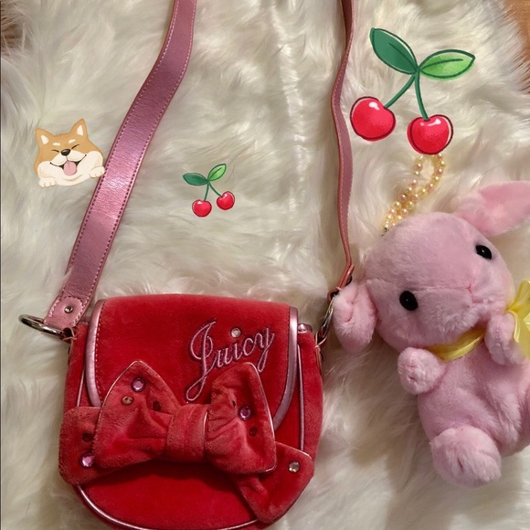 Juicy Couture Handbags - Rare Juicy Couture Strawberry 🍓 Cherry Bag